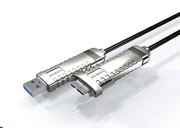 USB 3,1 Gen 1アクティブ光ケーブル